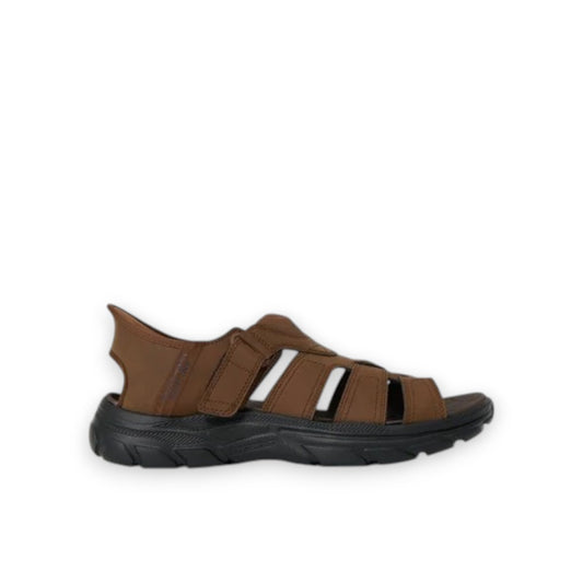 SKECHERS MENS REVOLTED SS NORVEL - DARK BROWN
