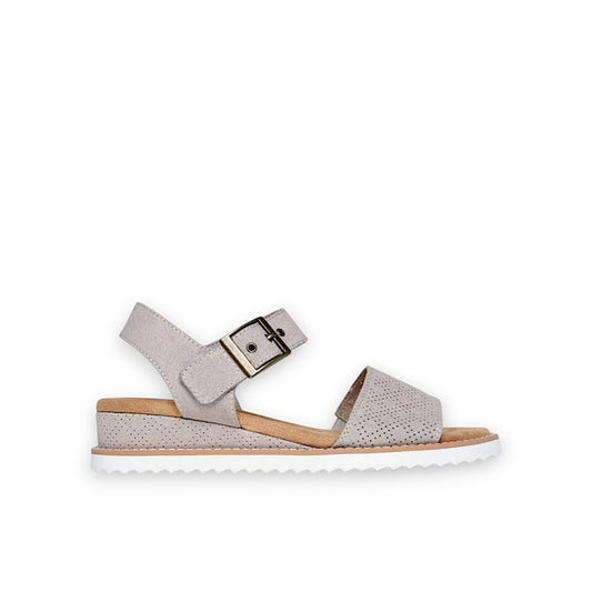 SKECHERS WOMENS BOBS DESERT KISS SERENDIPITOUS - TAUPE