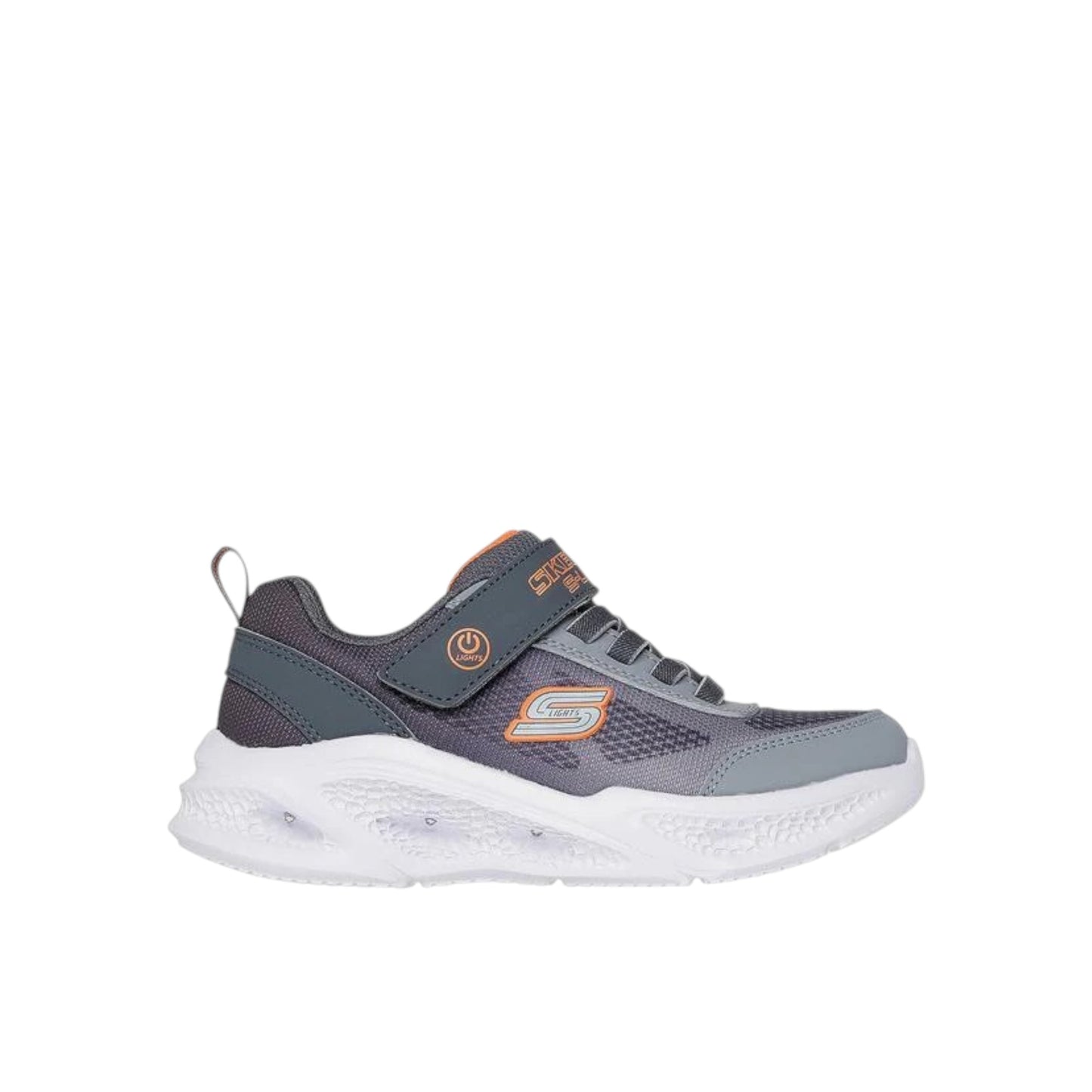 SKECHERS KIDS S LIGHTS KRENDOX - CHARCOAL GREY