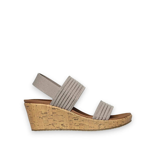 SKECHERS BEVERLEE SHEER LUCK - TAUPE