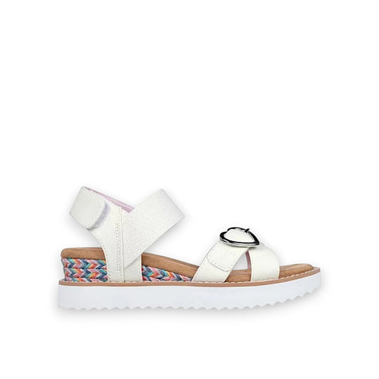 SKECHERS KIDS MISS DESERT KISS HI - WHITE