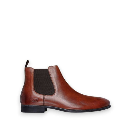 SKECHERS MENS TRENTMORE HEIGHTS - COGNAC