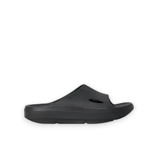 SKECHERS RELAXED FIT RELAY RE-BOUNCE SLIDE - BLACK
