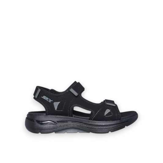 SKECHERS MENS GO WALK ARCH FIT MISSION II - BLACK