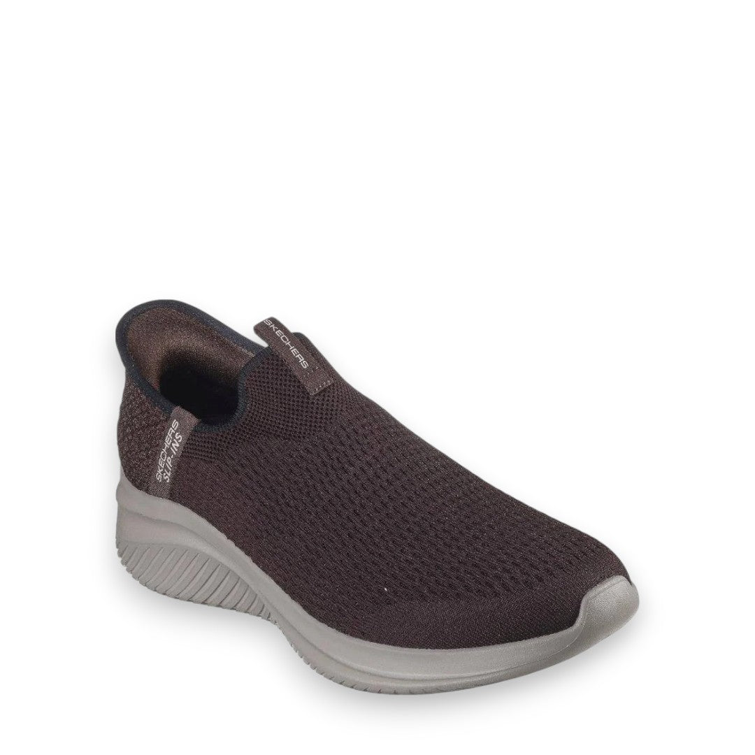 SKECHERS MENS ULTRA FLEX 3.0 SMOOTH RISE - BROWN/BLACK