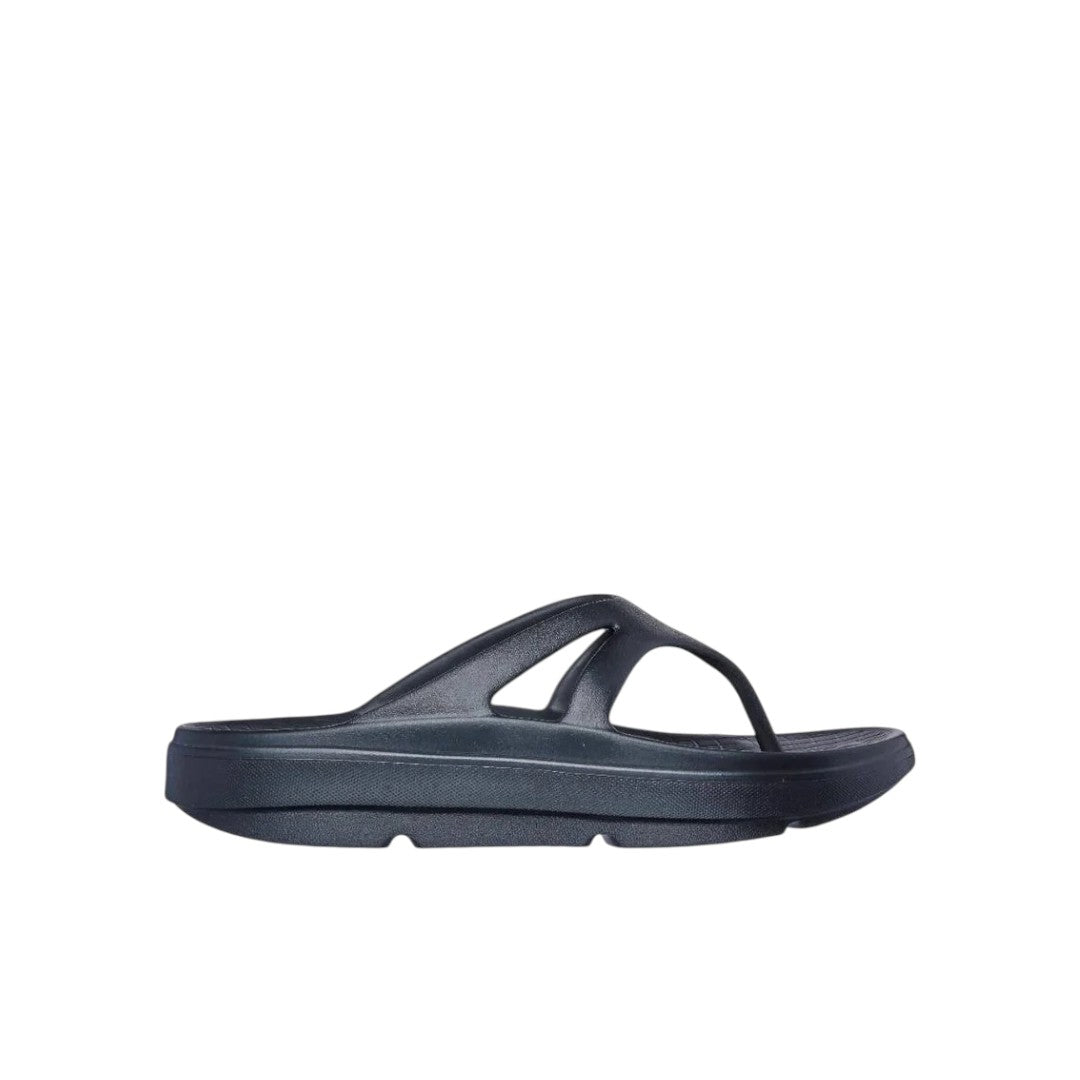 SKECHERS WOMENS RELAXED FIT: RELAY RE-BOUNCE 3 POINT - BLACK