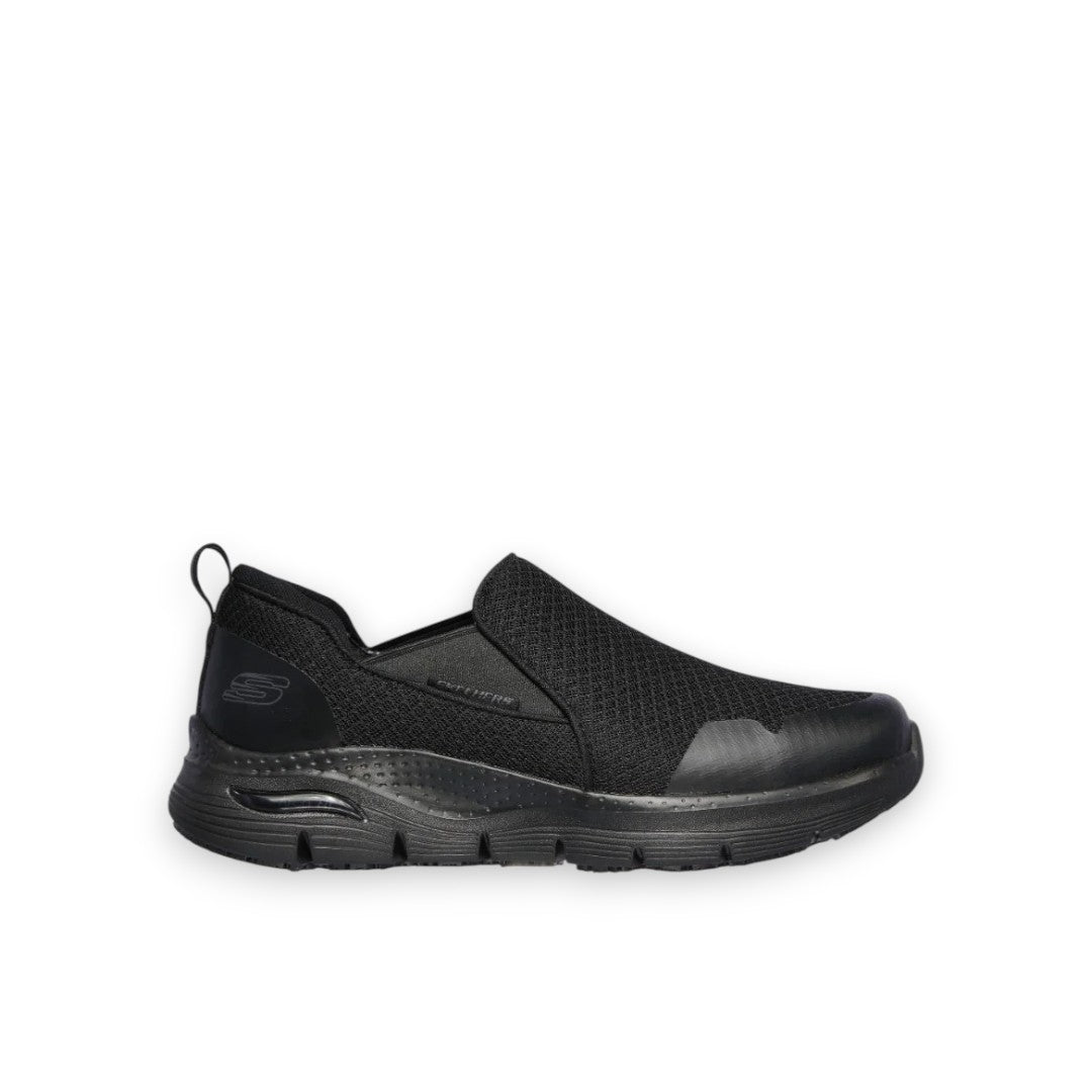 SKECHERS MENS ARCH FIT SR TINEID - BLACK
