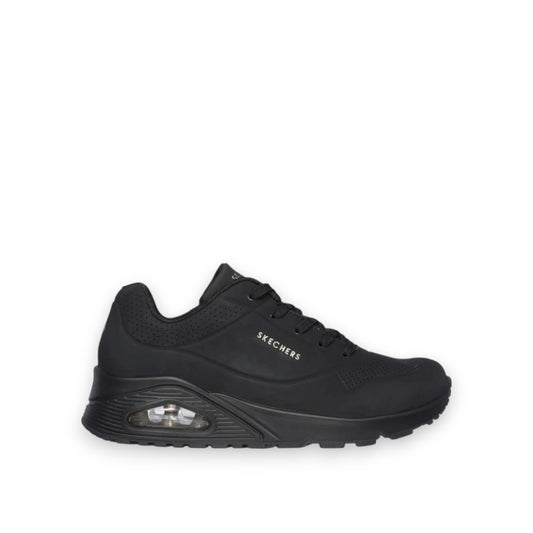 SKECHERS WOMENS UNO STAND ON AIR - BLACK