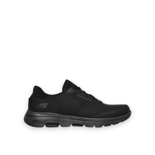 SKECHERS MENS GO WALK 5 FORGING - BLACK/CHARCOAL