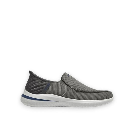 SKECHERS MENS DELSON 3.0 CABRINO - GRAY