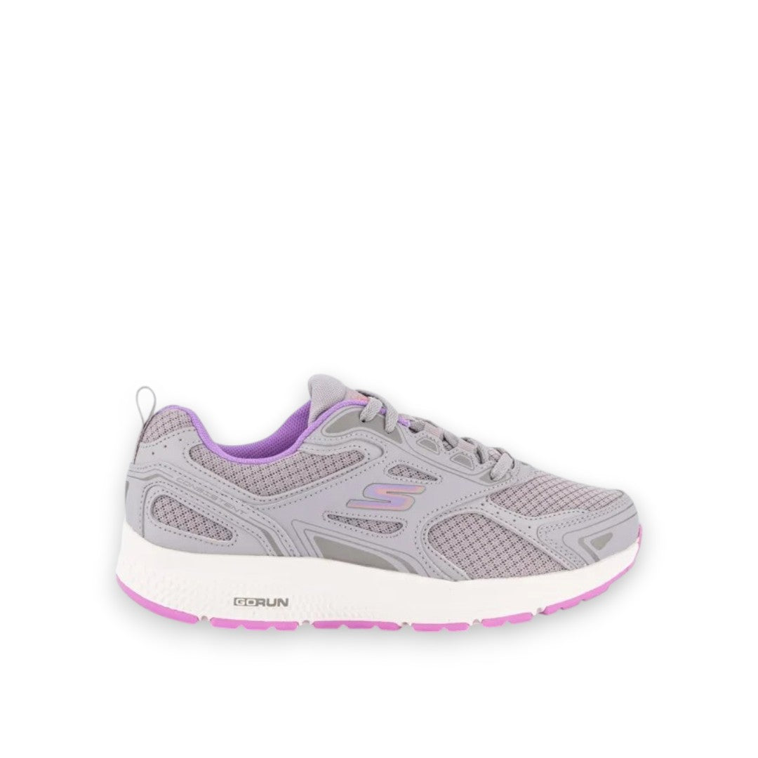 SKECHERS WOMENS GO RUN CONSISTENT - GRAY/LAVENDER