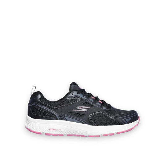 SKECHERS WOMENS GO RUN CONSISTENT - BLACK/PINK