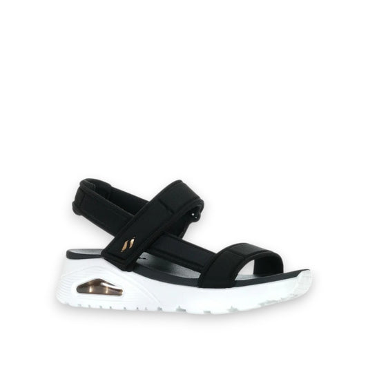 SKECHERS WOMENS UNO SUMMER STAND 2 - BLACK