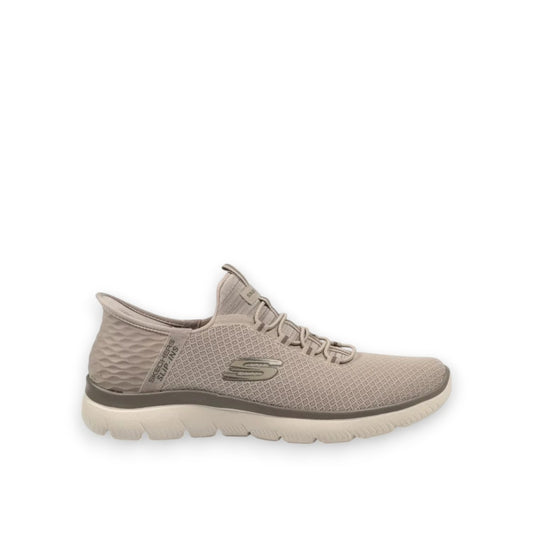 SKECHERS MENS SUMMITS HIGH RANGE SLIP INS - TAUPE