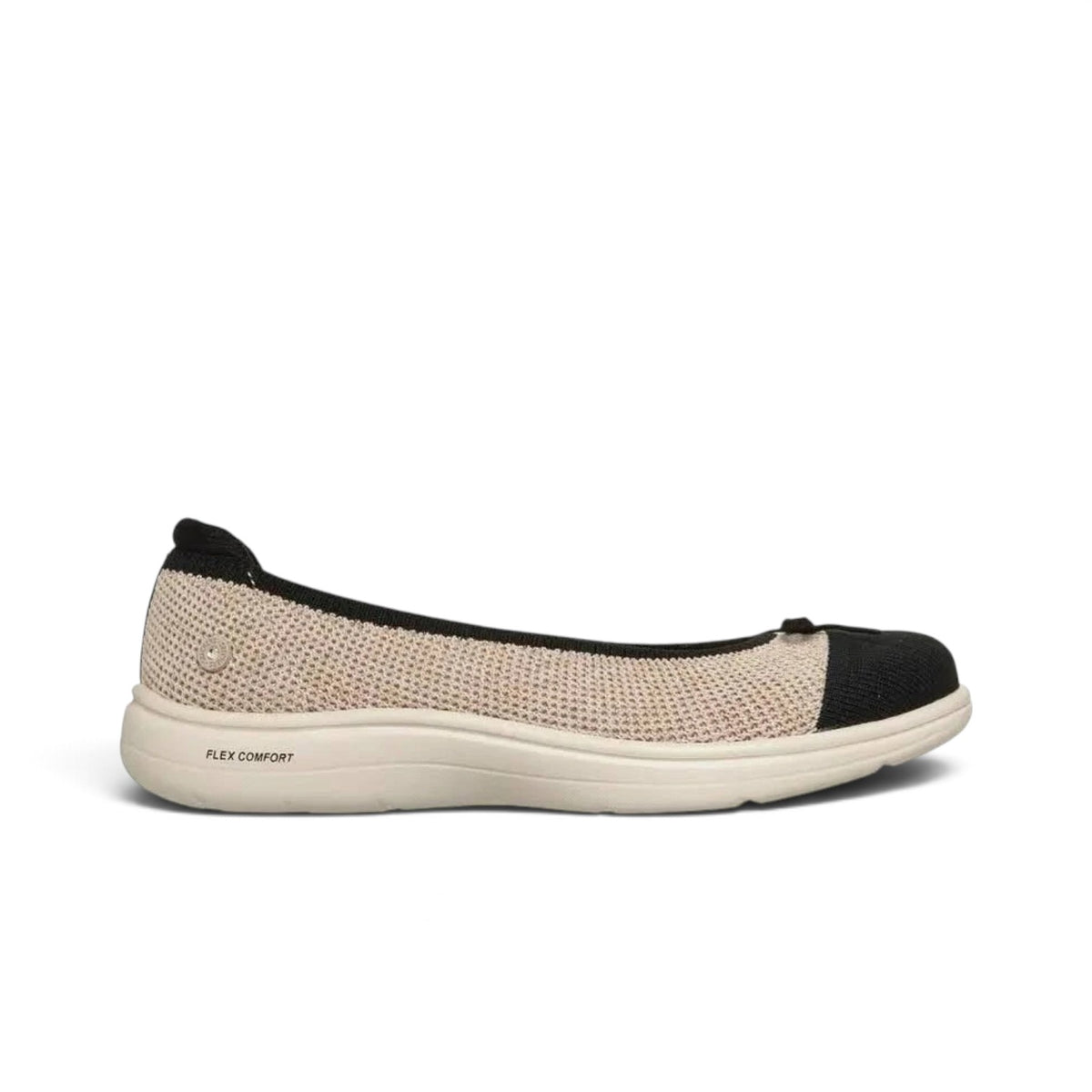 SKECHER ON THE GO FLEX RADIANT BOW-TIQUE - BLACK/NATURAL