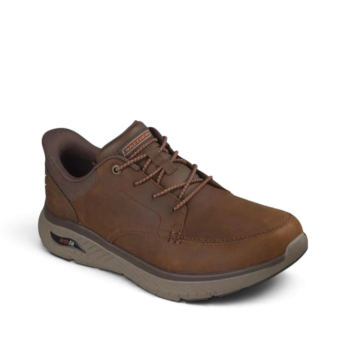 SKECHERS ARCH FIT CROSSER HOLDEN - DARK BROWN