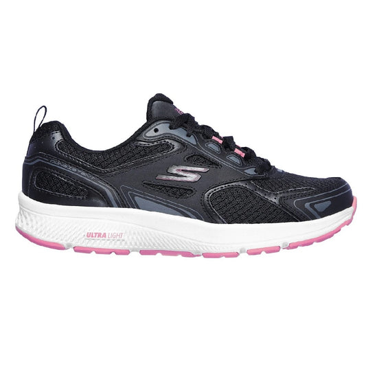 SKECHERS WOMENS GO RUN CONSISTENT - BLACK/PINK