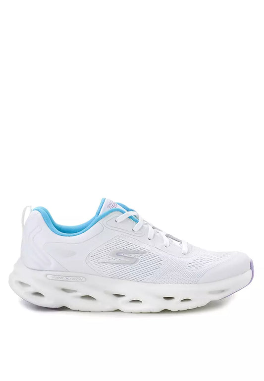 SKECHERS WOMENS GO RUN SWIRL TECH SPEED - WHITE/BLUE