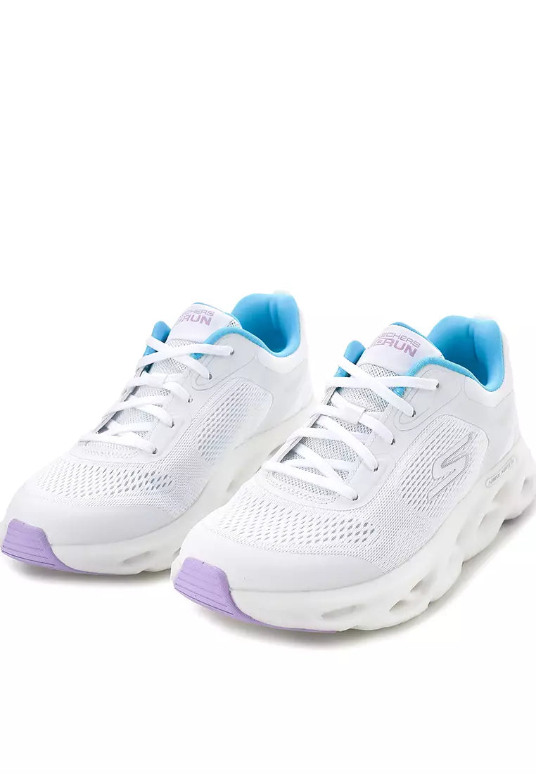 SKECHERS WOMENS GO RUN SWIRL TECH SPEED - WHITE/BLUE