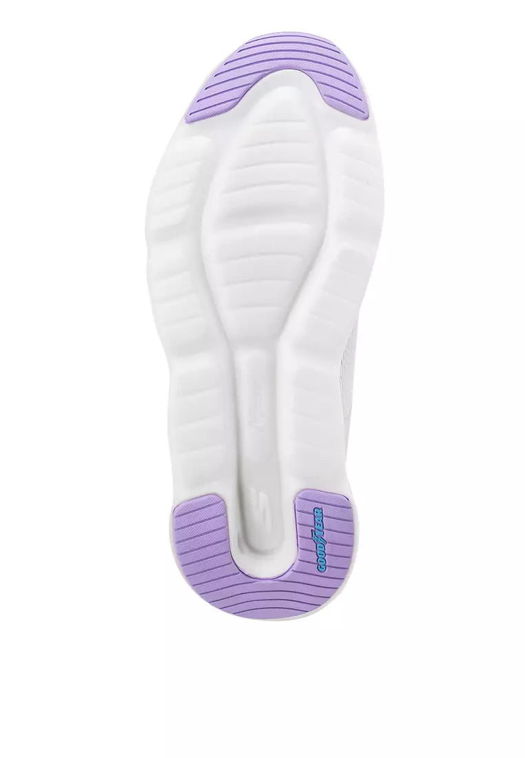 SKECHERS WOMENS GO RUN SWIRL TECH SPEED - WHITE/BLUE
