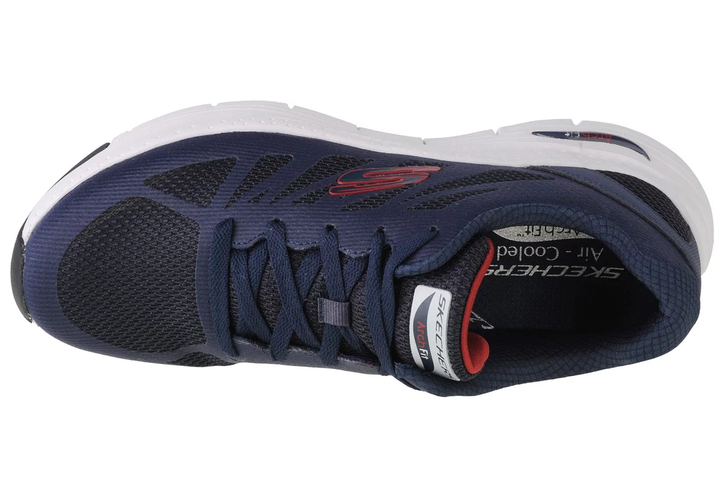 SKECHERS ARCH FIT CHARGE BACK - NAVY/RED