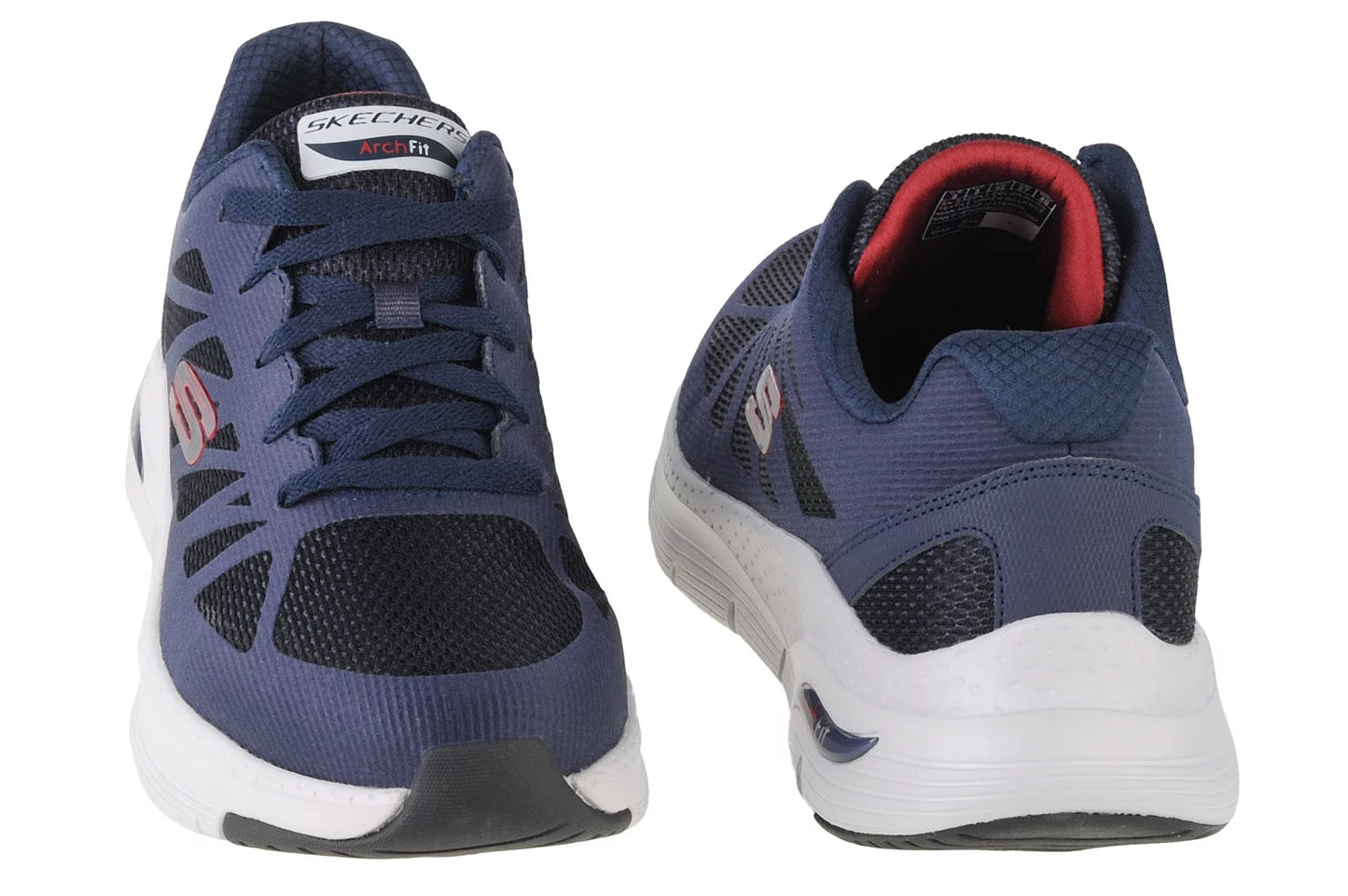 SKECHERS ARCH FIT CHARGE BACK - NAVY/RED
