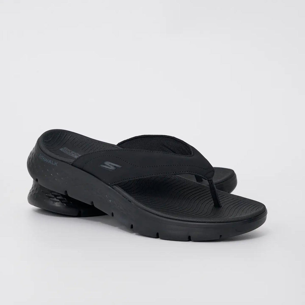 SKECHERS GO WALK FLEX SANDAL VALLEJO - BLACK