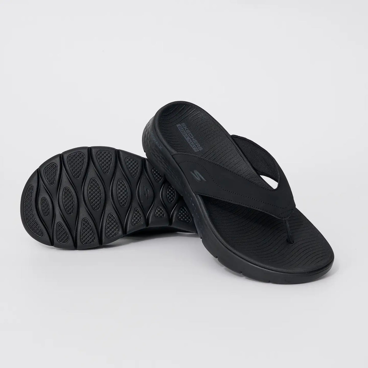 SKECHERS GO WALK FLEX SANDAL VALLEJO - BLACK