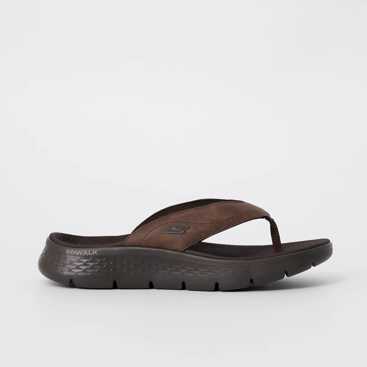 SKECHERS GO WALK FLEX SANDAL VALLEJO - BROWN/BLACK
