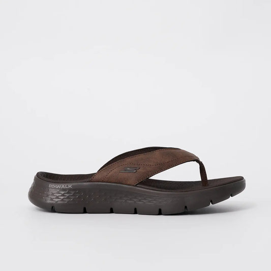 SKECHERS GO WALK FLEX SANDAL VALLEJO - BROWN/BLACK