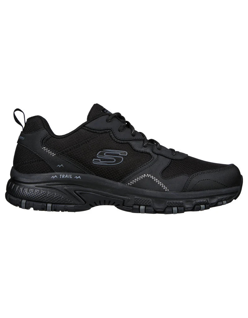 SKECHERS MENS HILLCREST ROCKY DRIFT - BLACK