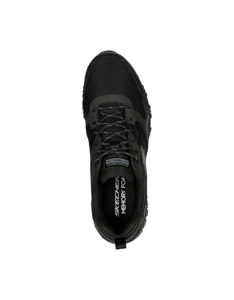 SKECHERS MENS HILLCREST ROCKY DRIFT - BLACK