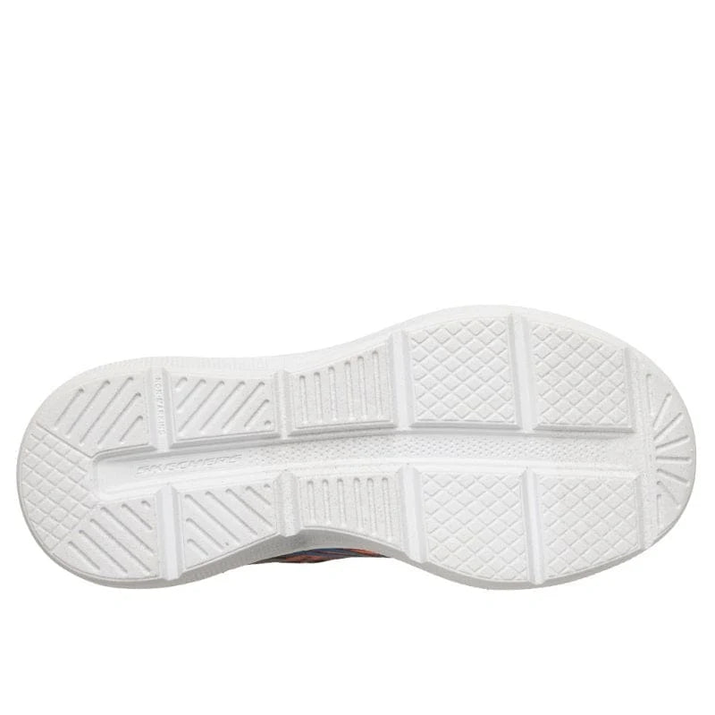 SKECHERS KIDS MICROSPEC VELOCITY - ORANGE/CHARCOAL