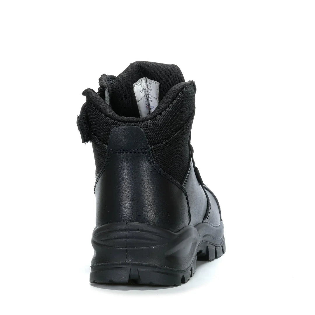 SKECHERS MENS RUDDLE WORK BOOT - BLACK