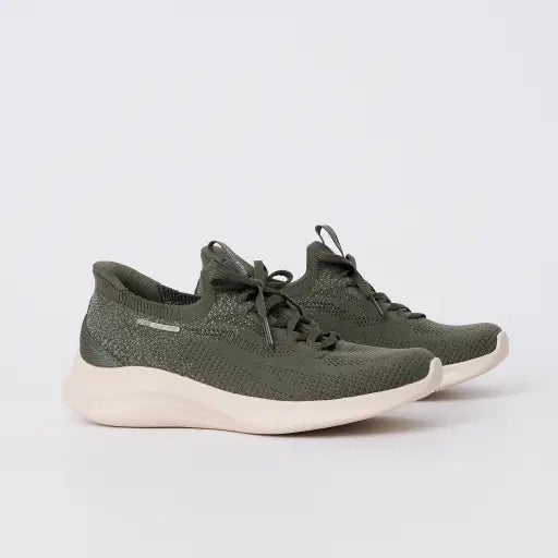 SKECHERS WOMENS ULTRA FLEX 4.0 - OLIVE