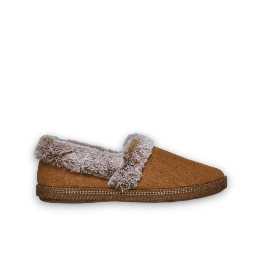 SKECHERS WOMENS COZY CAMPFIRE TEAM TOASTY - CHESTNUT
