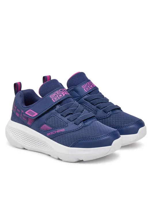 SKECHERS KIDS GO RUN ELEVATE SPORTY SPECTACULAR - NAVY