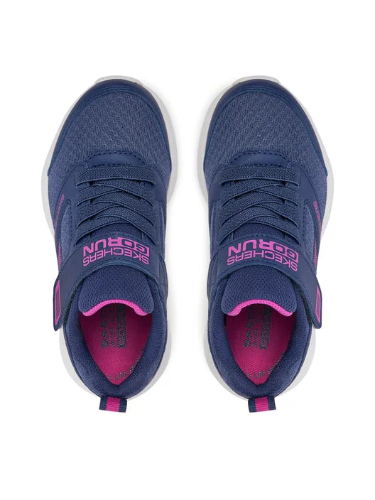 SKECHERS KIDS GO RUN ELEVATE SPORTY SPECTACULAR - NAVY