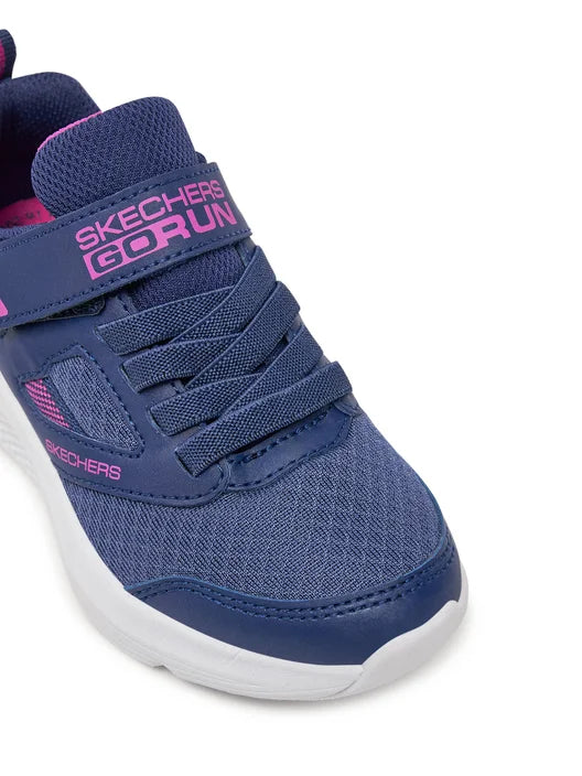 SKECHERS KIDS GO RUN ELEVATE SPORTY SPECTACULAR - NAVY
