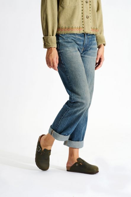 ROHDE WOMENS ALBA CLOG - OLIVE