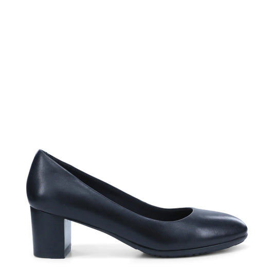 HUSH PUPPIES WOMENS THE BLOCK HEEL - BLACK