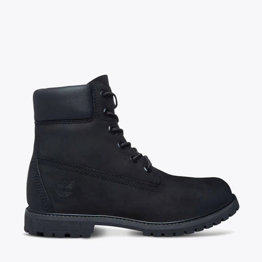 TIMBERLAND WOMEN'S 6-INCH PREMIUM BOOTS - BLACK NUBUCK