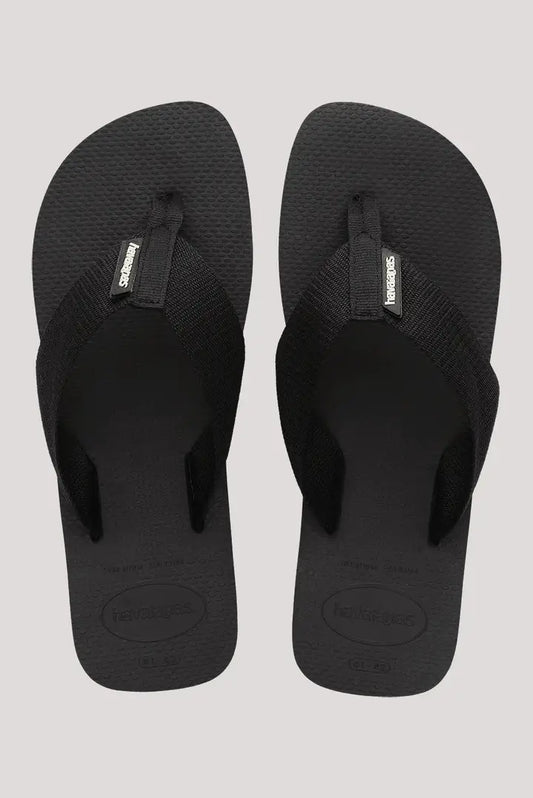 HAVAIANAS URBAN BASIC MATERIAL - BLACK