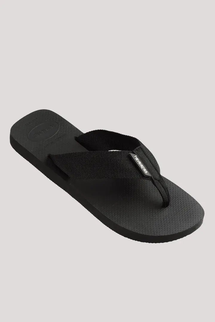 HAVAIANAS URBAN BASIC MATERIAL - BLACK