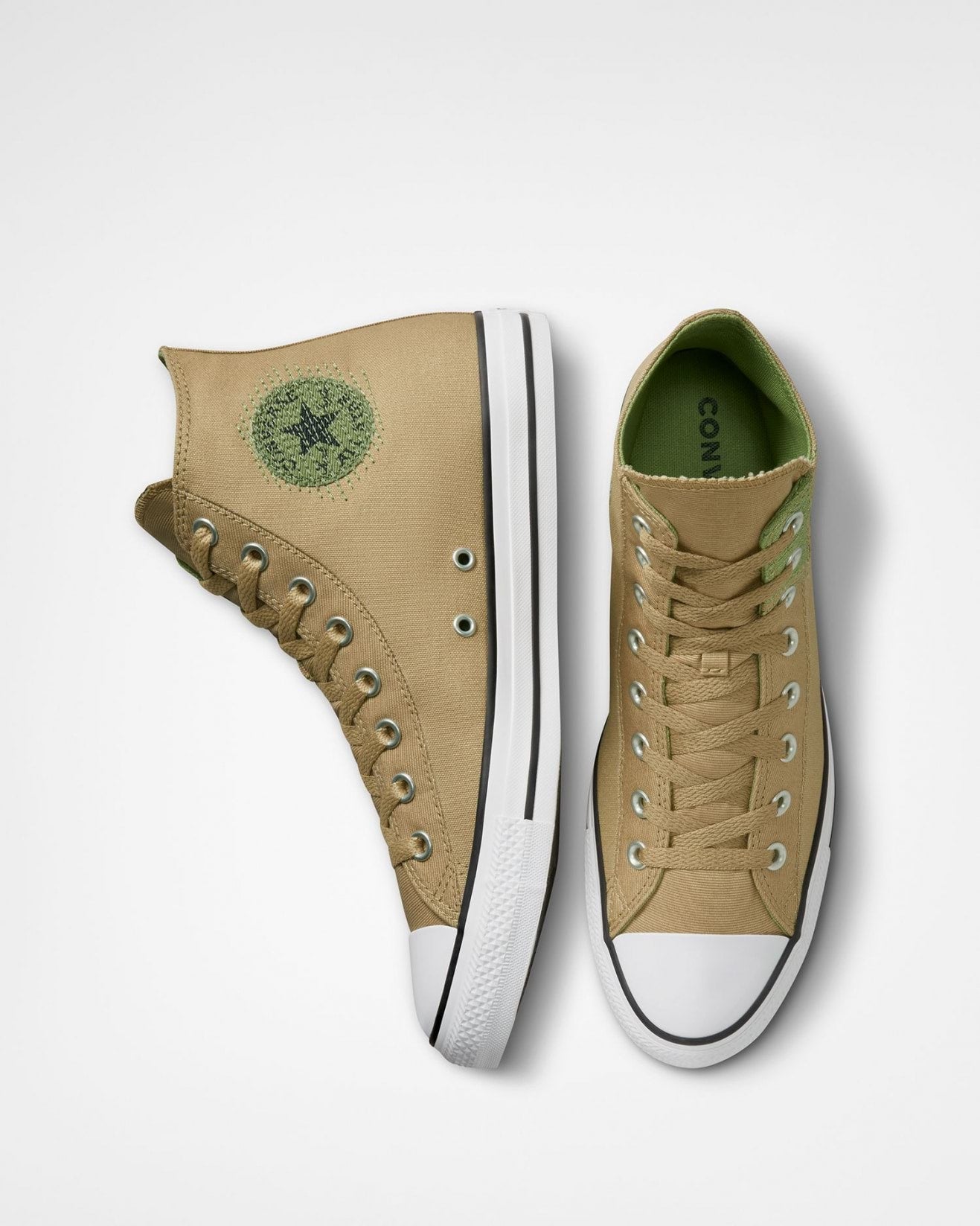 CONVERSE Converse Chuck Taylor All Star Stitched Patch Utility High Top Nomad - Khaki