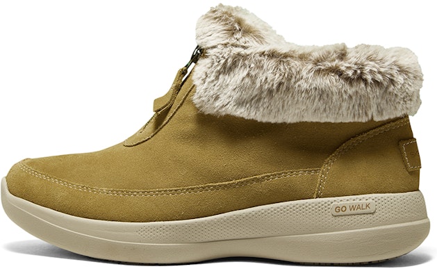 SKECHERS GO WALK STABILITY BOOT RENEW - CHESTNUT