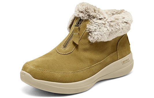 SKECHERS GO WALK STABILITY BOOT RENEW - CHESTNUT