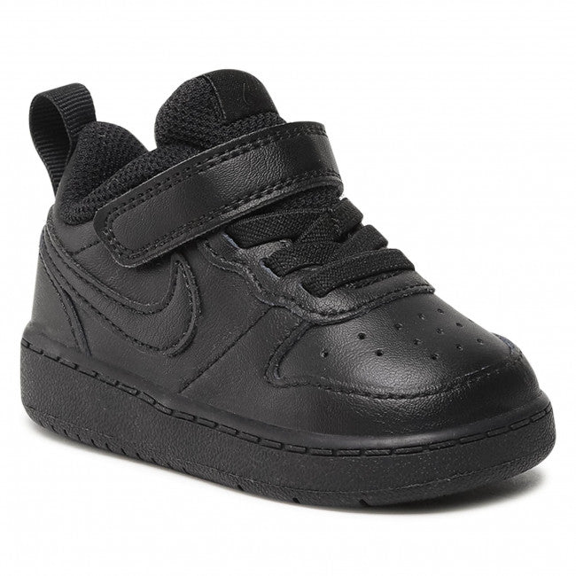 NIKE INFANT COURT BOROUGH LOW 2 (TDV) - BLACK/BLACK-BLACK