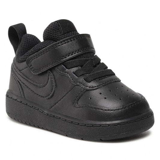 NIKE INFANT COURT BOROUGH LOW 2 (TDV) - BLACK/BLACK-BLACK