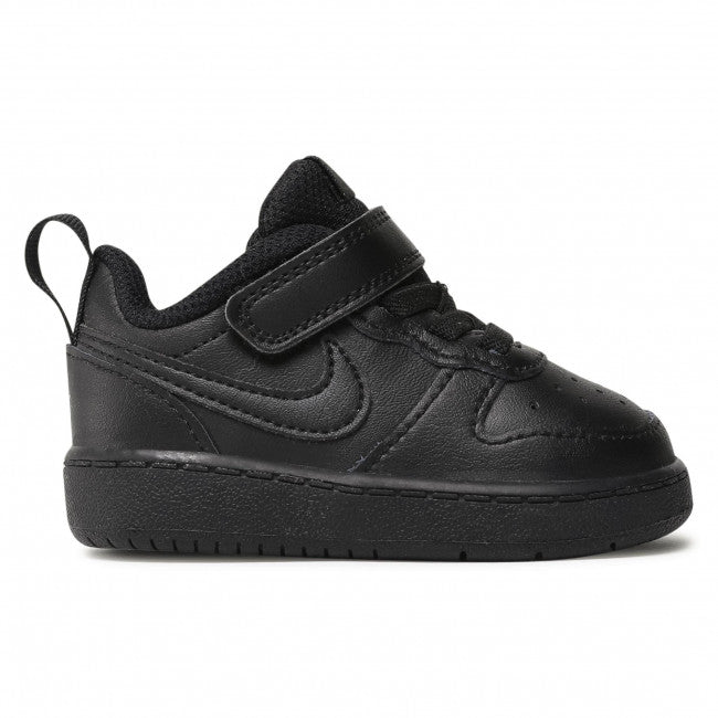 NIKE INFANT COURT BOROUGH LOW 2 (TDV) - BLACK/BLACK-BLACK
